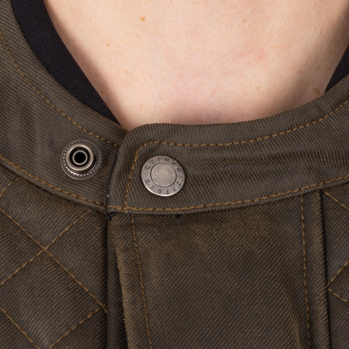 Oxford Hardy Wax 2.0 Men's Motorcycle Jacket Khaki