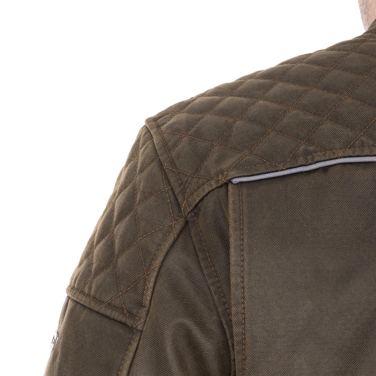 Oxford Hardy Wax 2.0 Men's Motorcycle Jacket Khaki