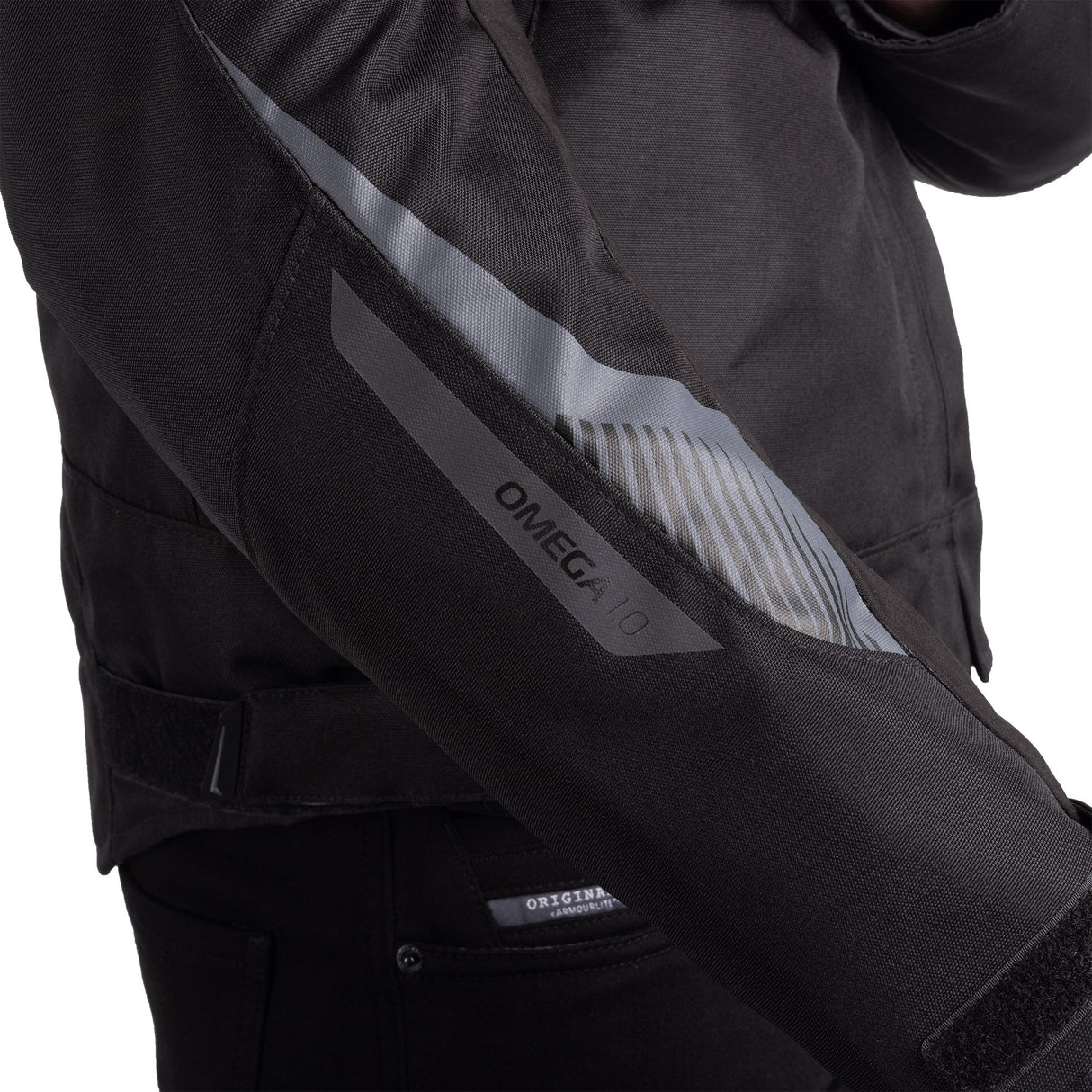 Oxford Omega 1.0 D2D Men's Motorcycle Jacket Stealth Black