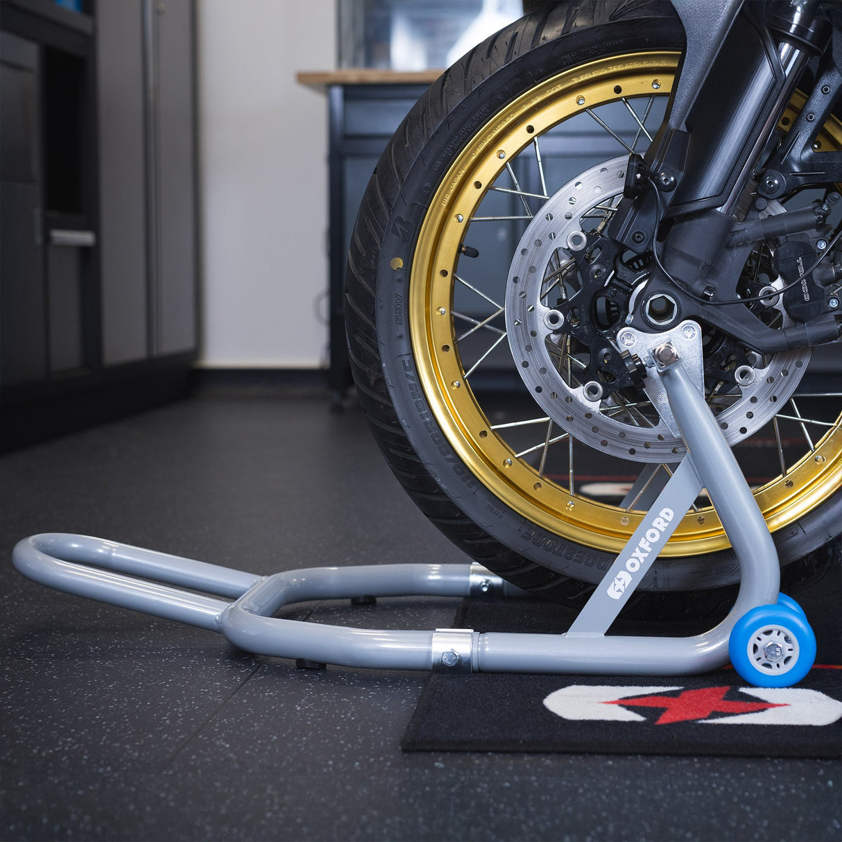 Oxford OX282 Motorcycle Premium Front Paddock Stand Heavy Duty