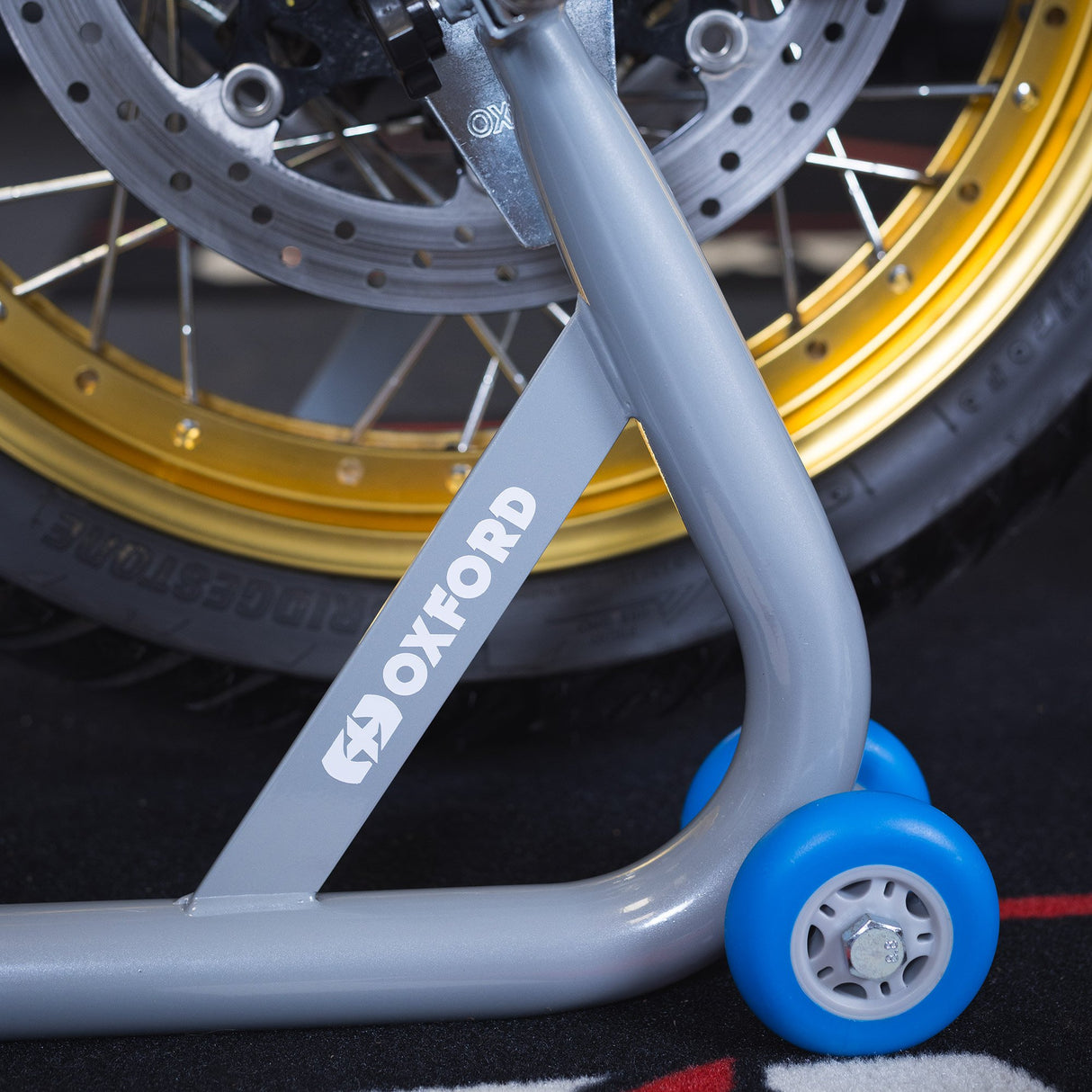 Oxford OX282 Motorcycle Premium Front Paddock Stand Heavy Duty