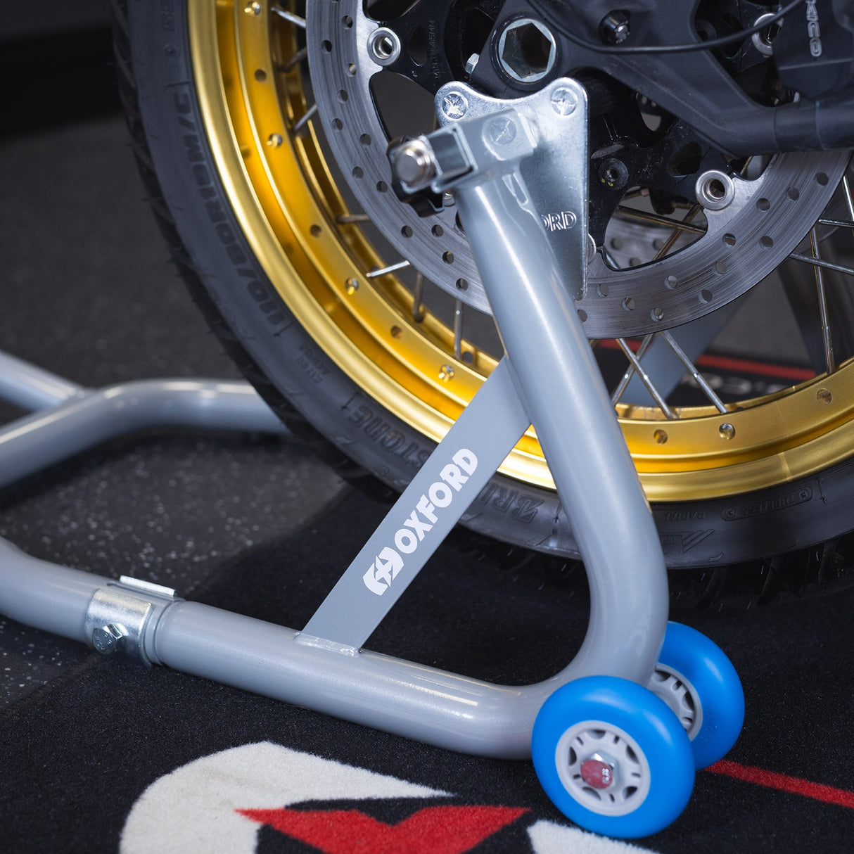 Oxford OX282 Motorcycle Premium Front Paddock Stand Heavy Duty