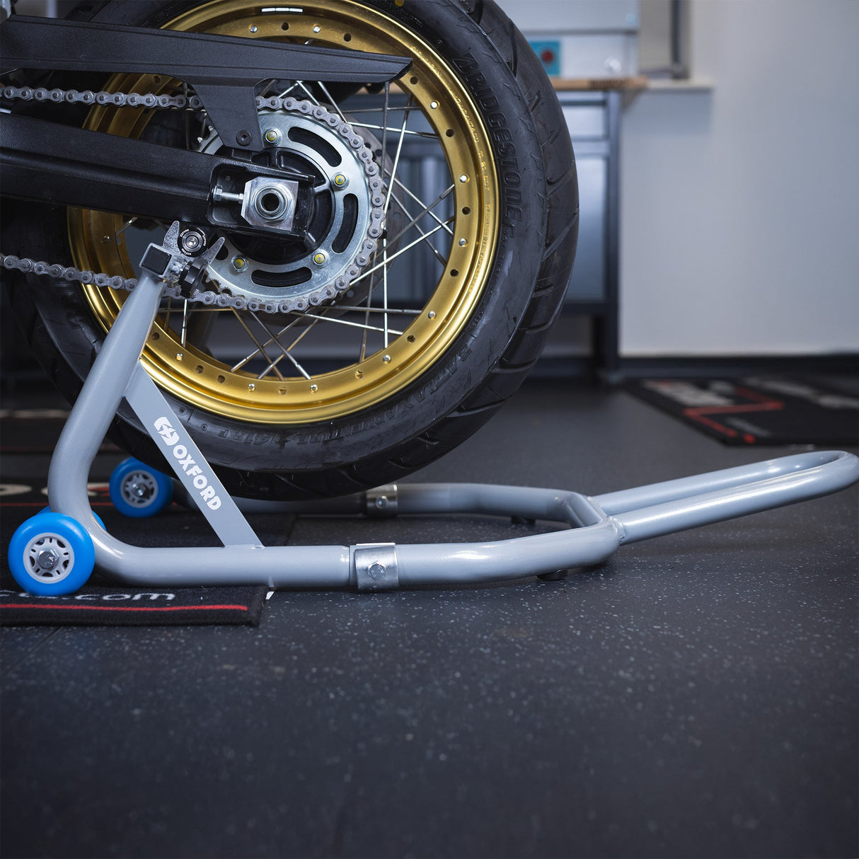 Oxford OX281 Motorcycle Premium Rear Paddock Stand Heavy Duty