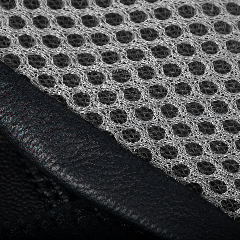 Spartan Air Mesh Motorcycle Gloves Black Grey