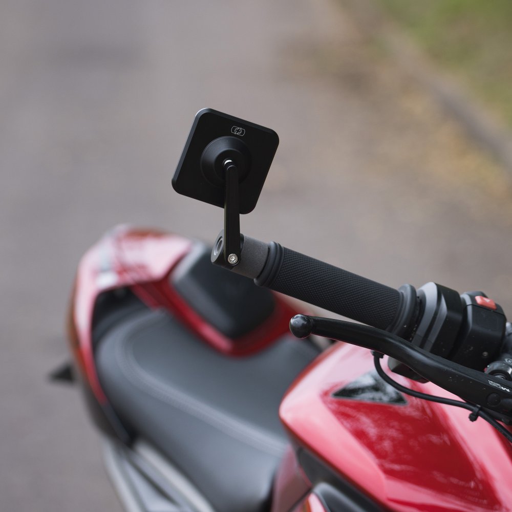 Oxford OX509 Motorcycle Square 360 Bar End Mirror