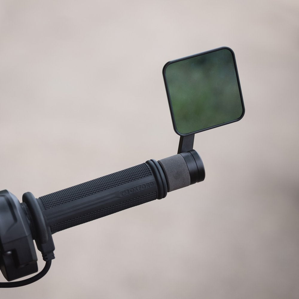 Oxford OX509 Motorcycle Square 360 Bar End Mirror
