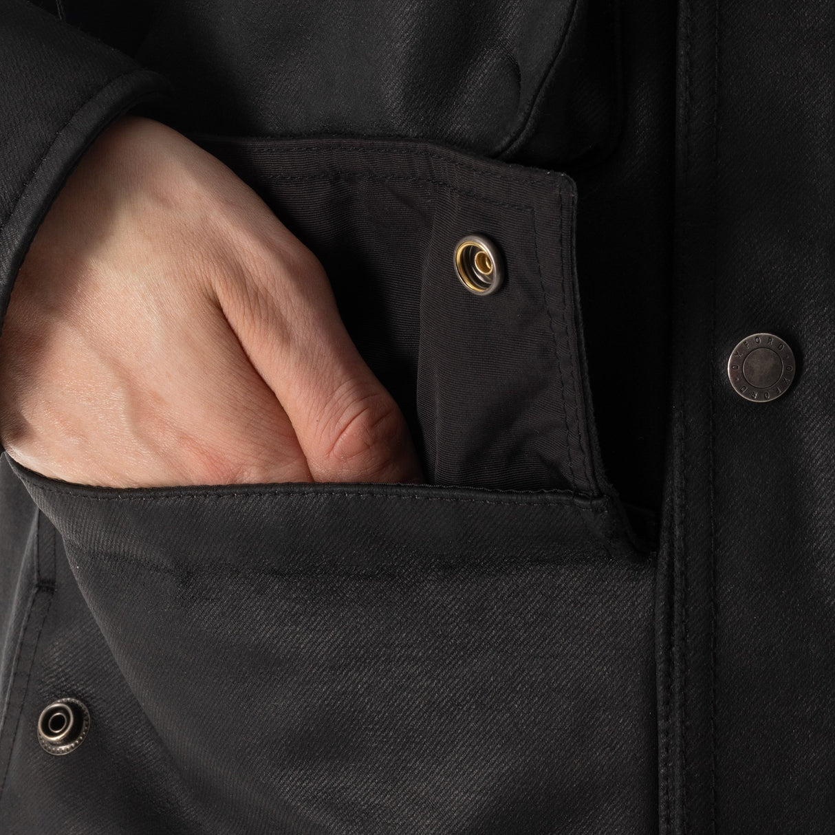 Oxford Sterling D2D Men's Motorcycle Jacket Black