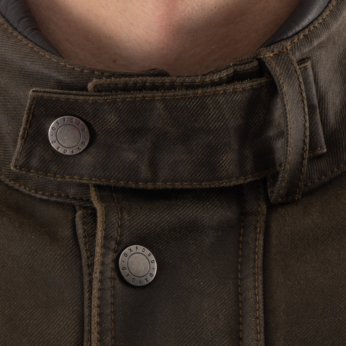 Oxford Sterling D2D Men's Motorcycle Jacket Khaki