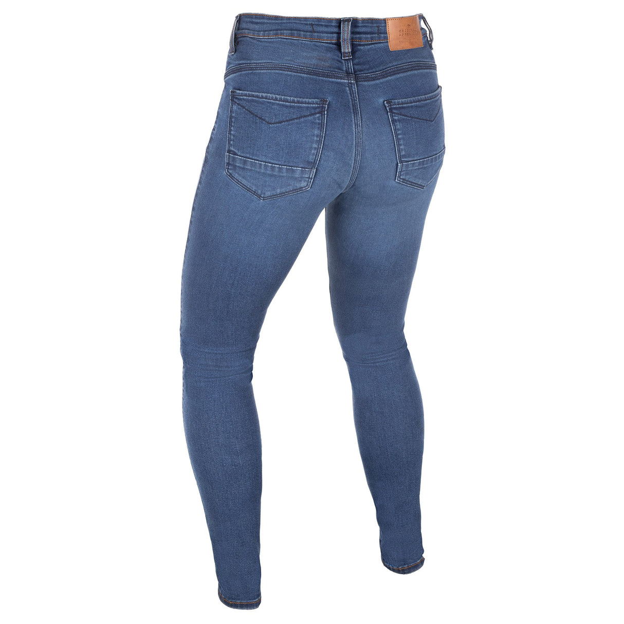 Oxford Original Approved Sofia AA Women's Slim Motorcycle Jeans Mid Blue