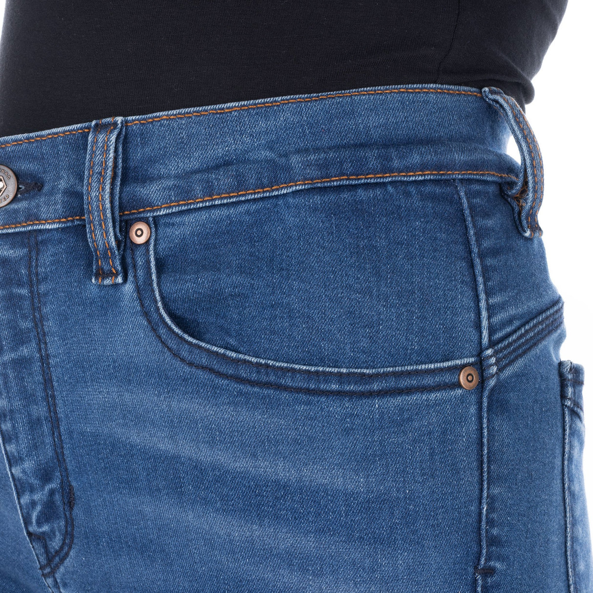 Oxford Original Approved Sofia AA Women's Straight Motorcycle Jeans Mid Blue