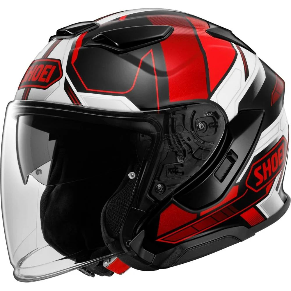 Shoei J-Cruise 3 Whizzy TC-1 Black Red Motorcycle Helmet