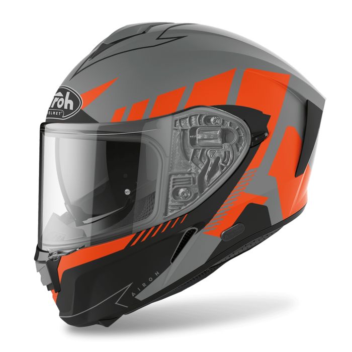Airoh Spark Rise Motorcycle Road Orange Matt