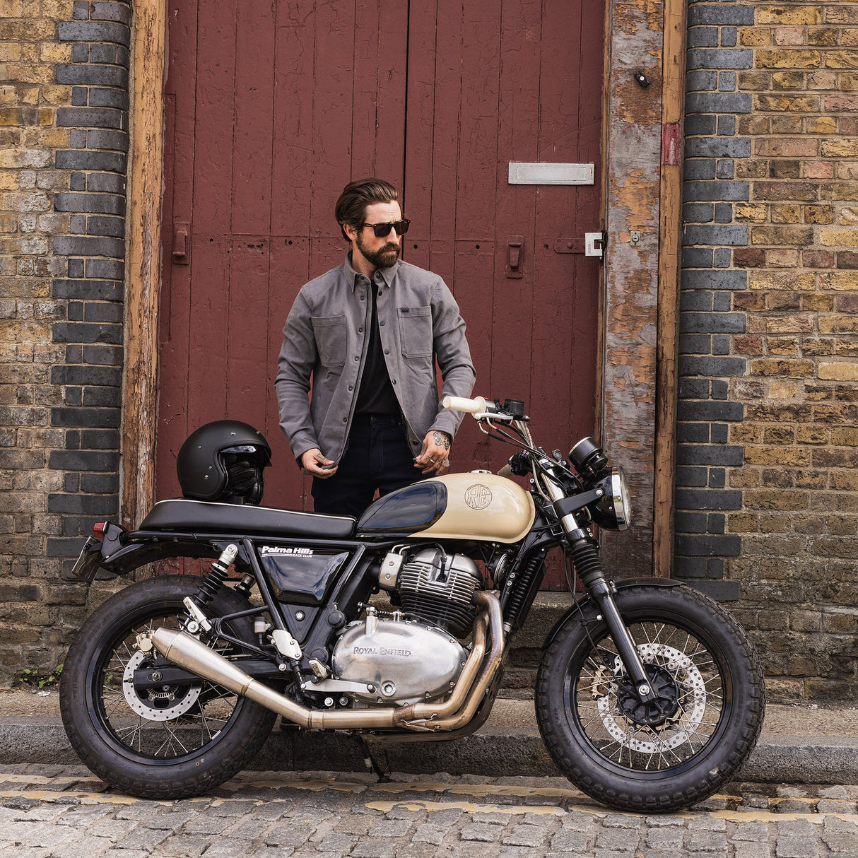 Oxford Ridgeback Original Approved AA Armoured Mens Shirt Grey