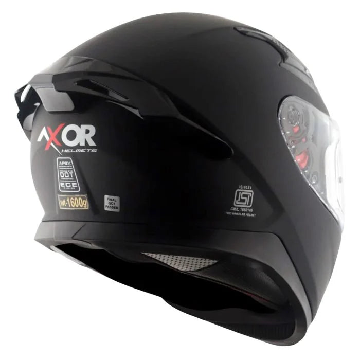 Axor Apex Motorcycle Helmet Matt Black