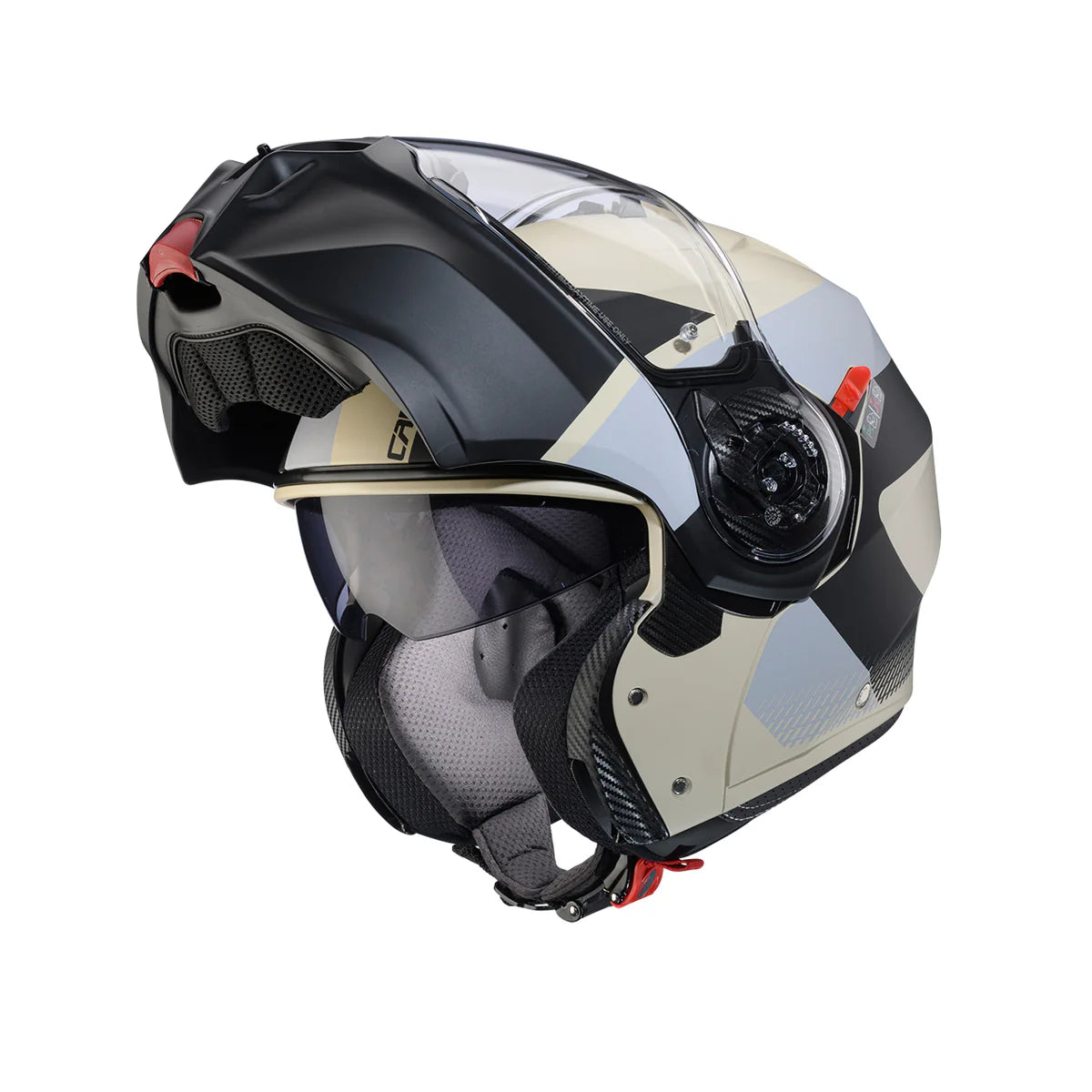 Caberg Duke Evo Indy Matt Sand Black Grey Motorcycle Helmet