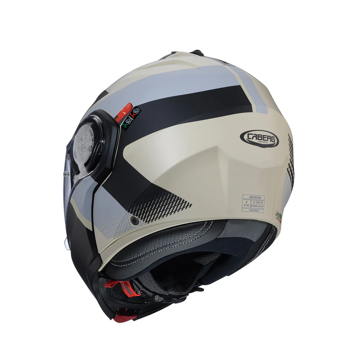 Caberg Duke Evo Indy Matt Sand Black Grey Motorcycle Helmet