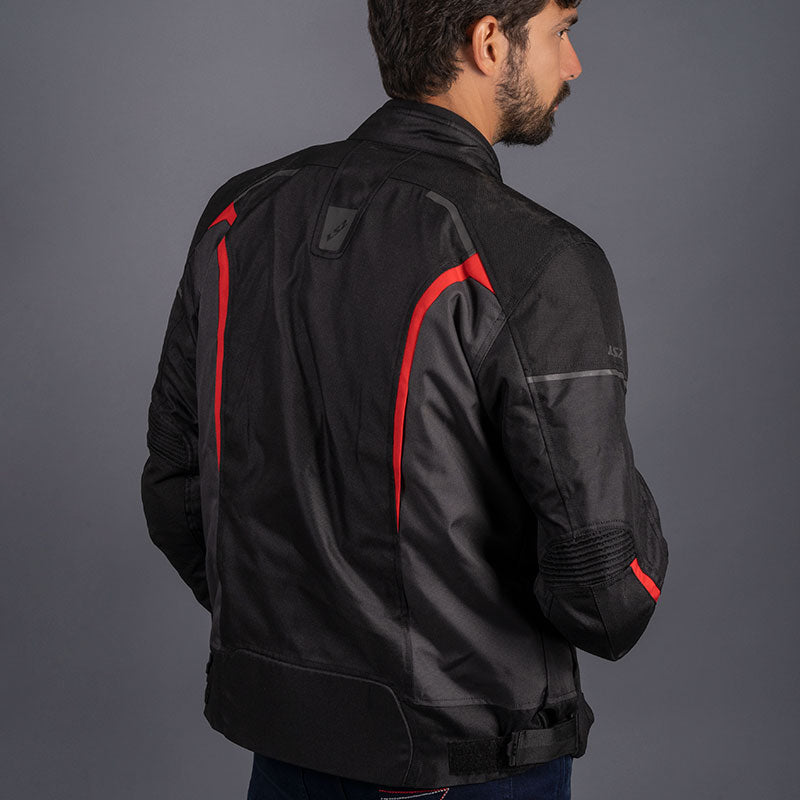 LS2 Sepang Textile Men's Jacket Black Grey Red