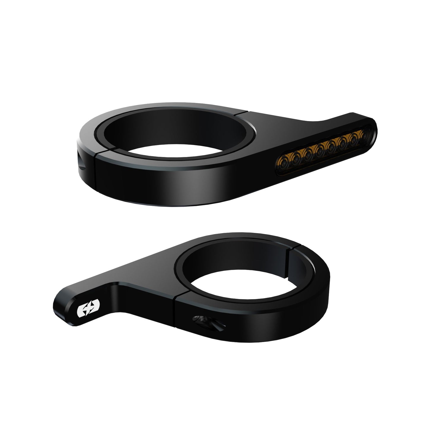 Oxford EL367 DarkTurner Fork Mounted Sequential Motorbike Motorcycle Indicators CNC