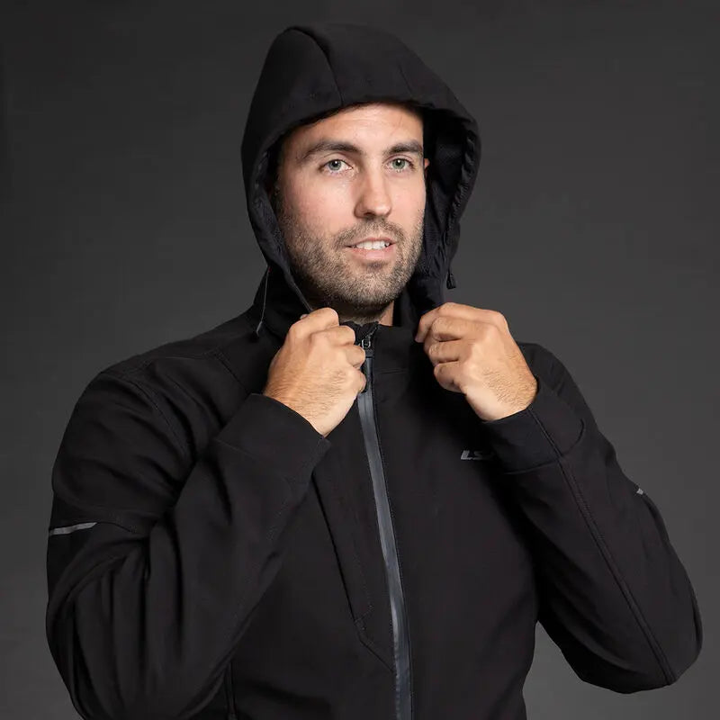 LS2 Bolton Men's Motorcycle Textile Jacket Black