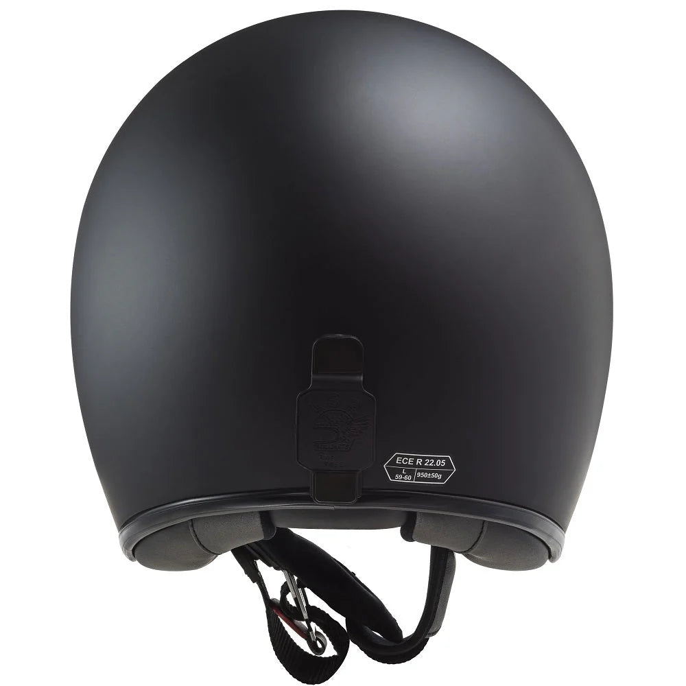 LS2 OF601 Bob II Solid Matt Black Motorcycle Helmet