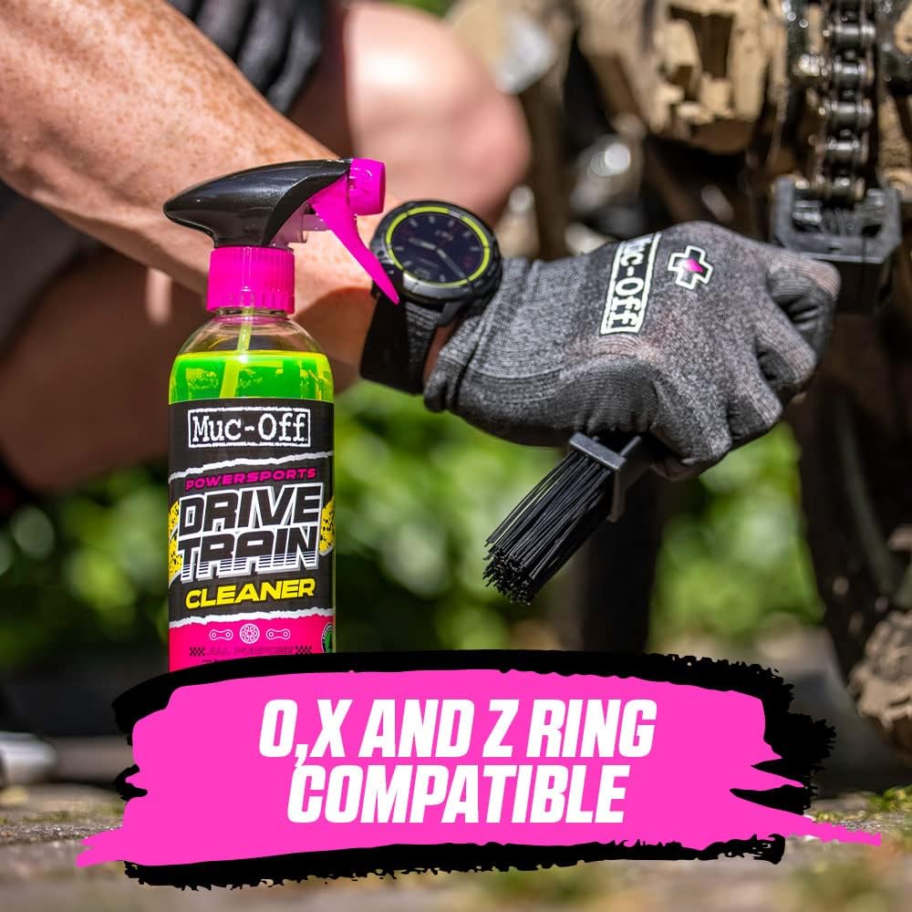 Muc-Off 20467 Motorcycle Motorbike ATV Powersports Drivetrain Ring Chain Cleaner 500ml