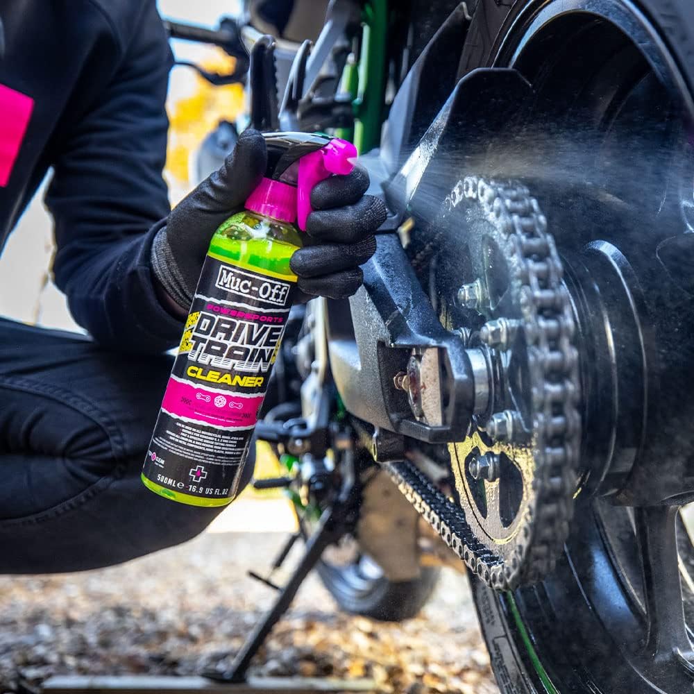 Muc-Off 20467 Motorcycle Motorbike ATV Powersports Drivetrain Ring Chain Cleaner 500ml