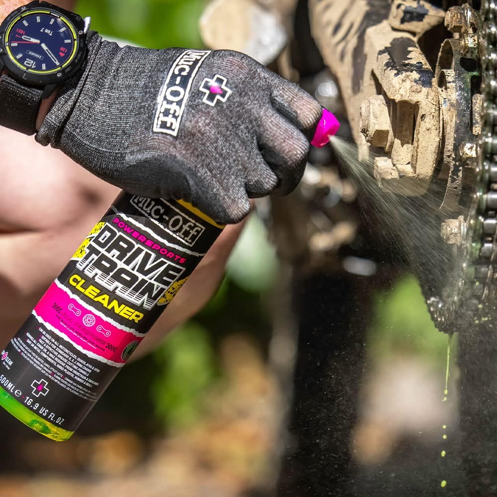 Muc-Off 20467 Motorcycle Motorbike ATV Powersports Drivetrain Ring Chain Cleaner 500ml