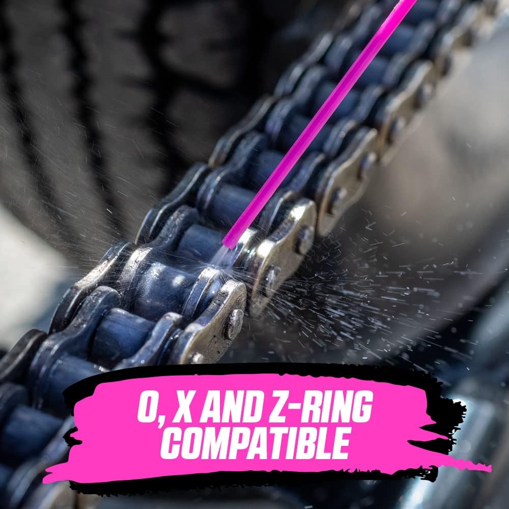 Muc-Off 649 Motorcycle Dry Chain Lube PTFE Summer Riding Motorbike Spray 400ml