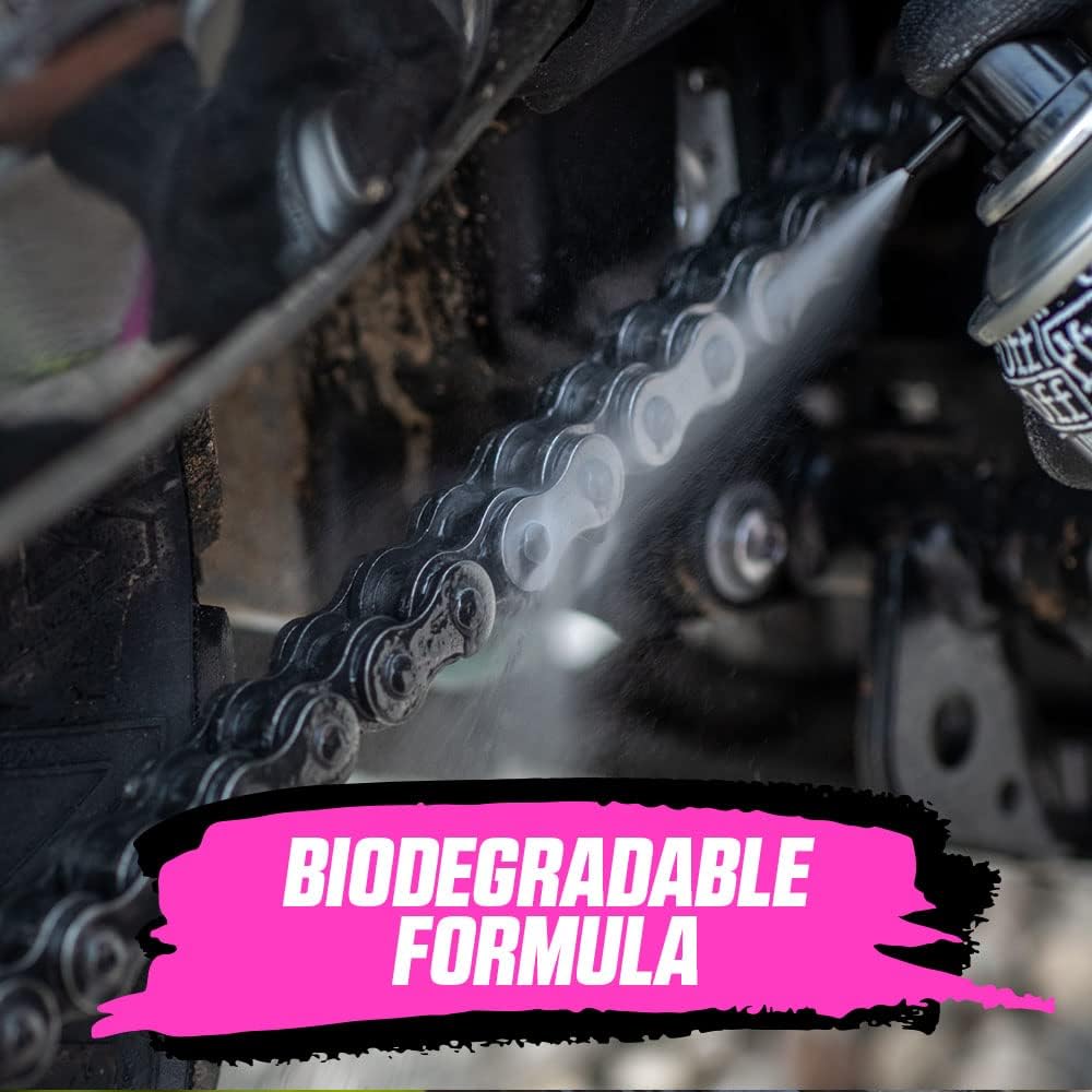 Muc-Off 650 Motorcycle Chain Cleaner Dirt Lube Motorbike Biodegradable Spray 400ml