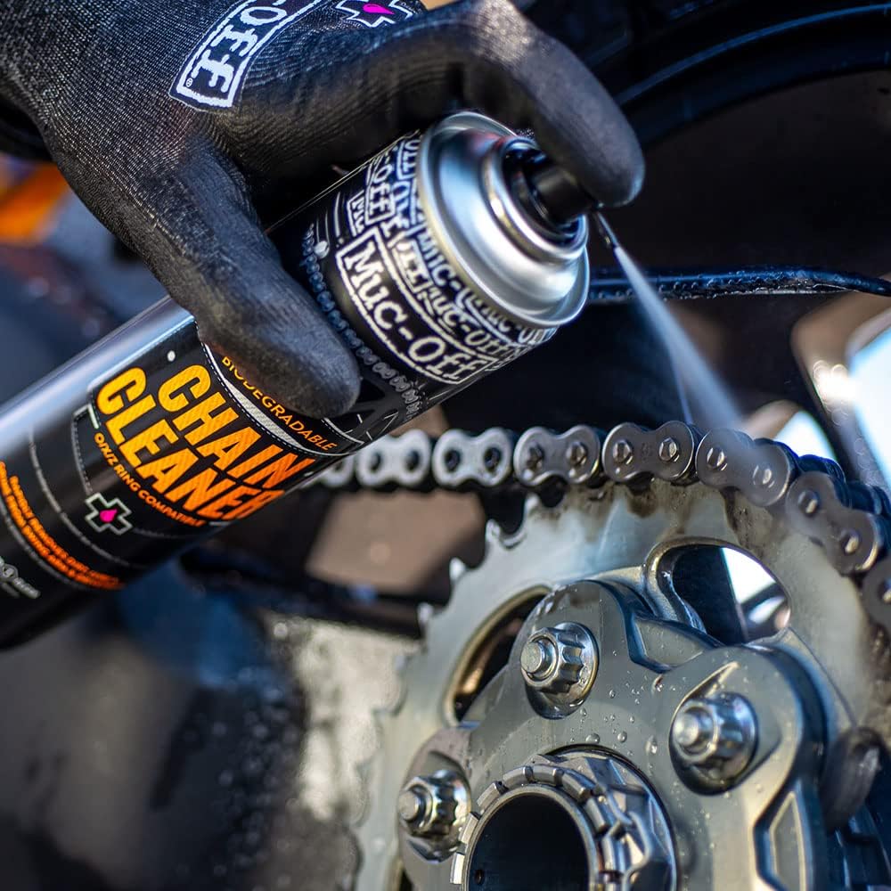 Muc-Off 650 Motorcycle Chain Cleaner Dirt Lube Motorbike Biodegradable Spray 400ml