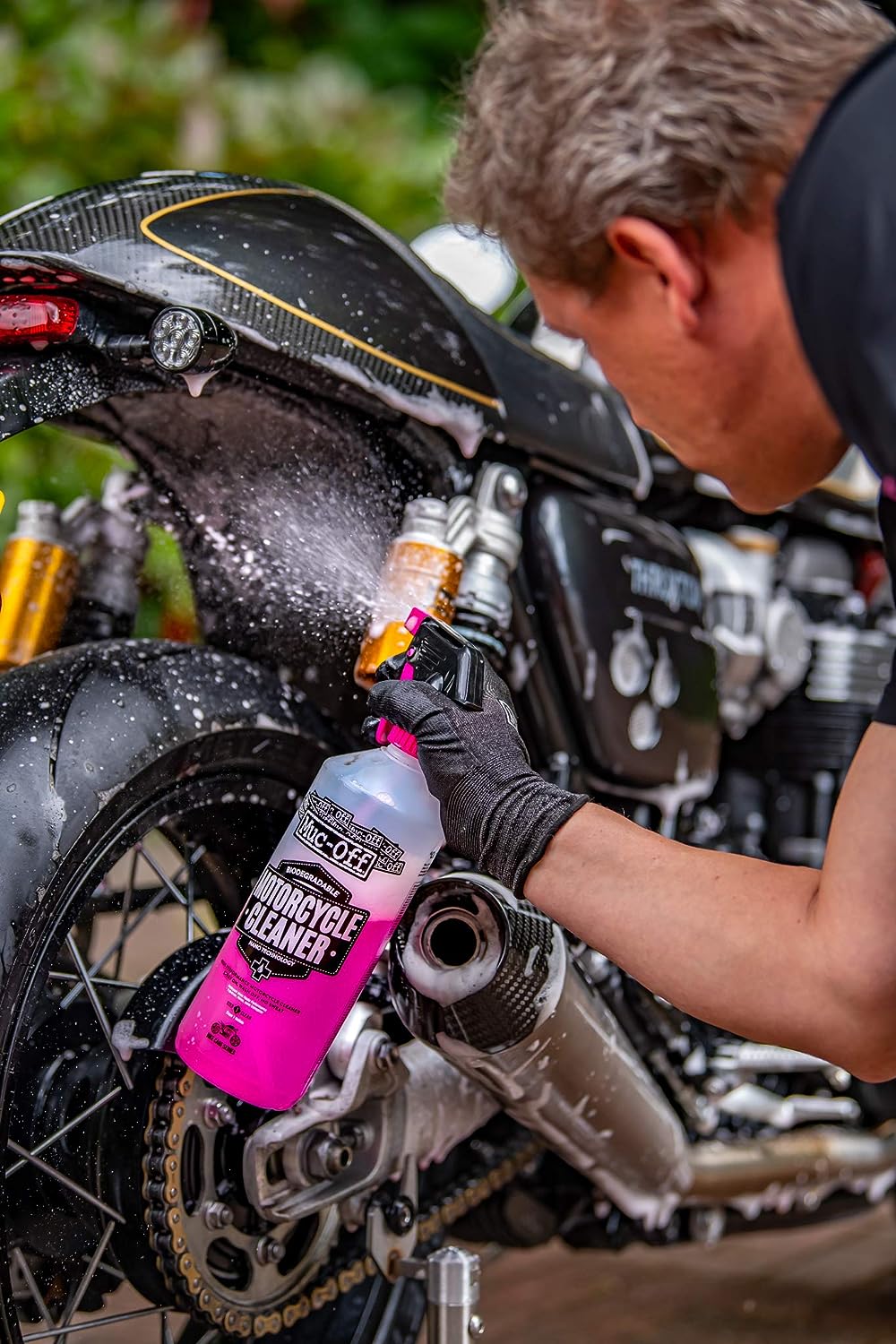Muc-Off 664 Nano Tech Motorcycle Bike Cleaner Motorbike Quad ATV Wash Spray 1 Litre