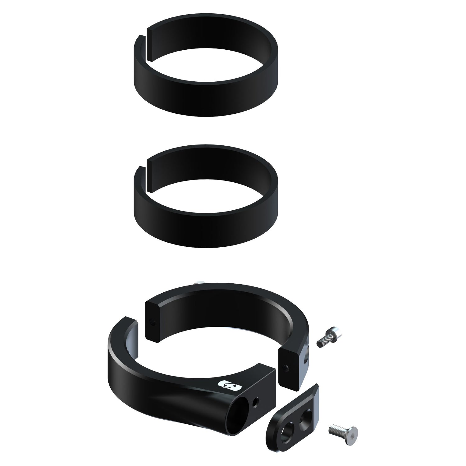 Oxford OX539 Fork Mount CNC Fork Mounted Lighting Adaptors for Indicators Lights