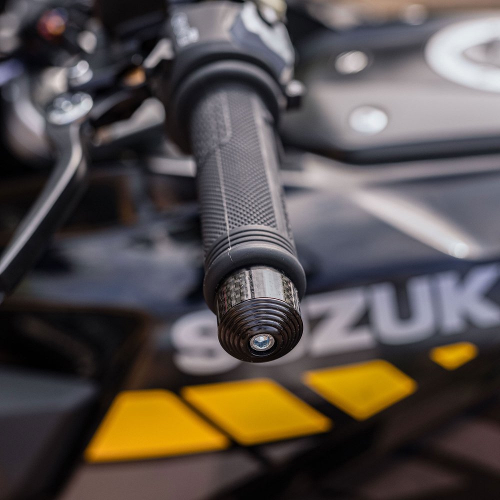 Oxford OX588 CarbEnds 2 Motorcycle Motorbike 22mm Handlebar Bar End Weights Black