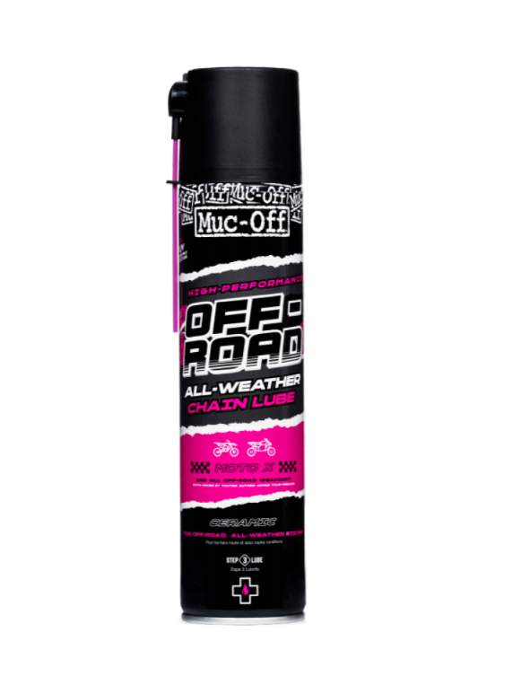 Muc-Off Off Road Motorcycle Chain Care Kit Chain Cleaner All Weather Lube Brush