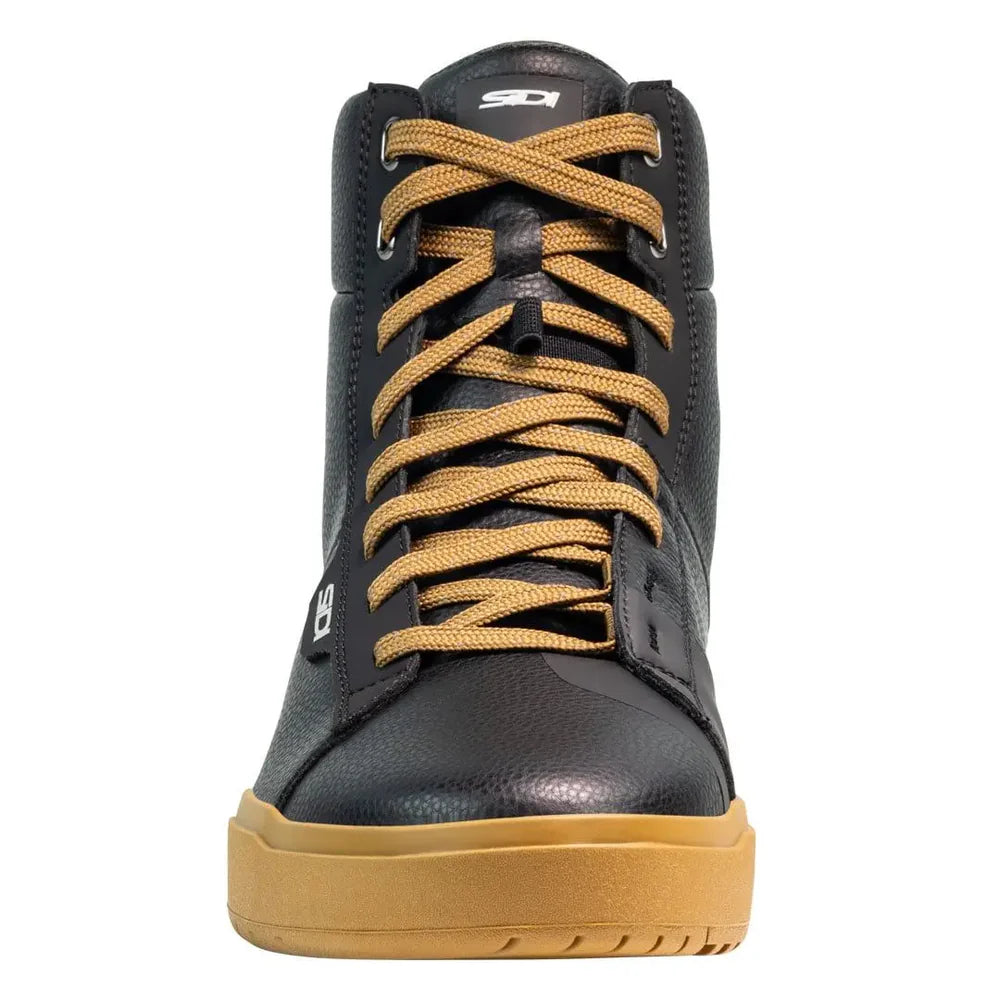 Sidi ARX High Waterproof CE Short Motorcycle Boots Black Tan