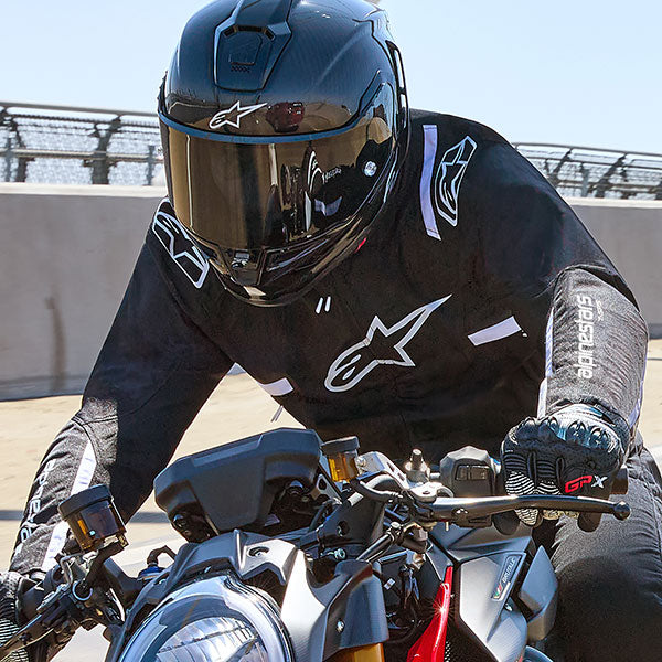 Alpinestars T-SPS V2 Waterproof Men’s Motorcycle Jacket - Black / White