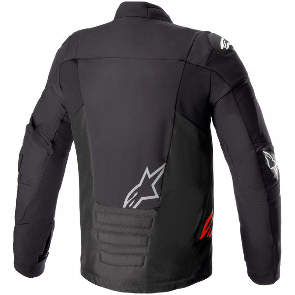 Alpinestars SMX Waterproof Men's Motorcycle Jacket Black Dark Grey Red