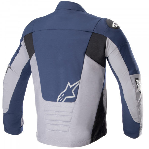 Alpinestars SMX Waterproof Men's Motorcycle Jacket - Night Navy / Dark Grey