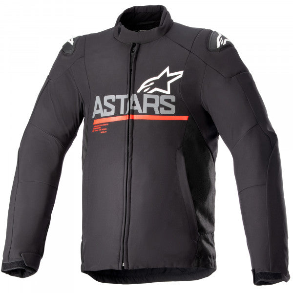 Alpinestars SMX Waterproof Men's Motorcycle Jacket Black Dark Grey Red