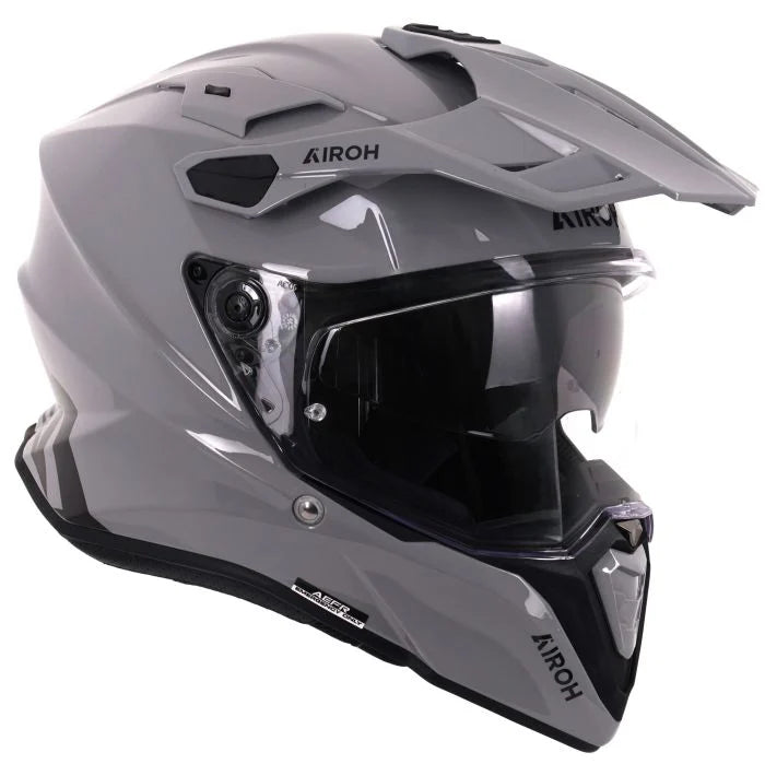 Airoh Commander 2 Cement Grey Gloss Motorcycle Helmet