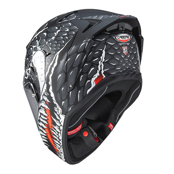 Caberg Drift Evo 2 Crok Matt Black Anthracite Red Motorcycle Helmet