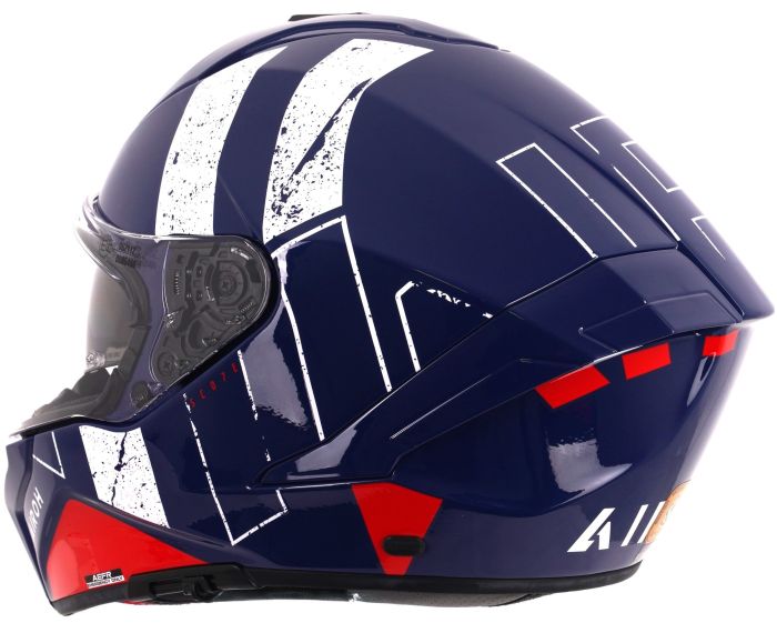 Airoh Matryx Scope Blue Red Gloss