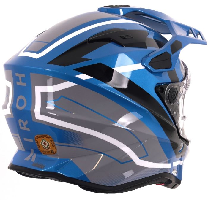 Airoh Commander 2 Mavick Cerulean Blue Motorcycle Helmet
