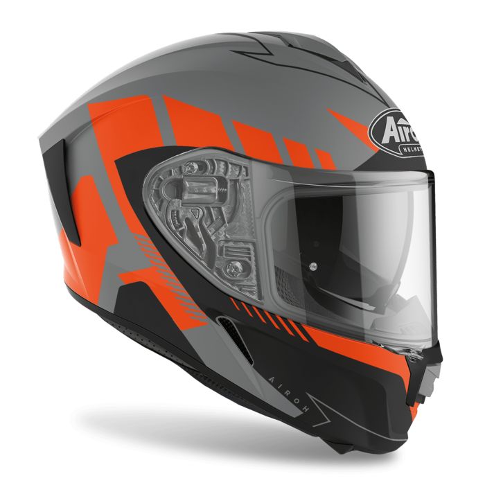 Airoh Spark Rise Motorcycle Road Orange Matt
