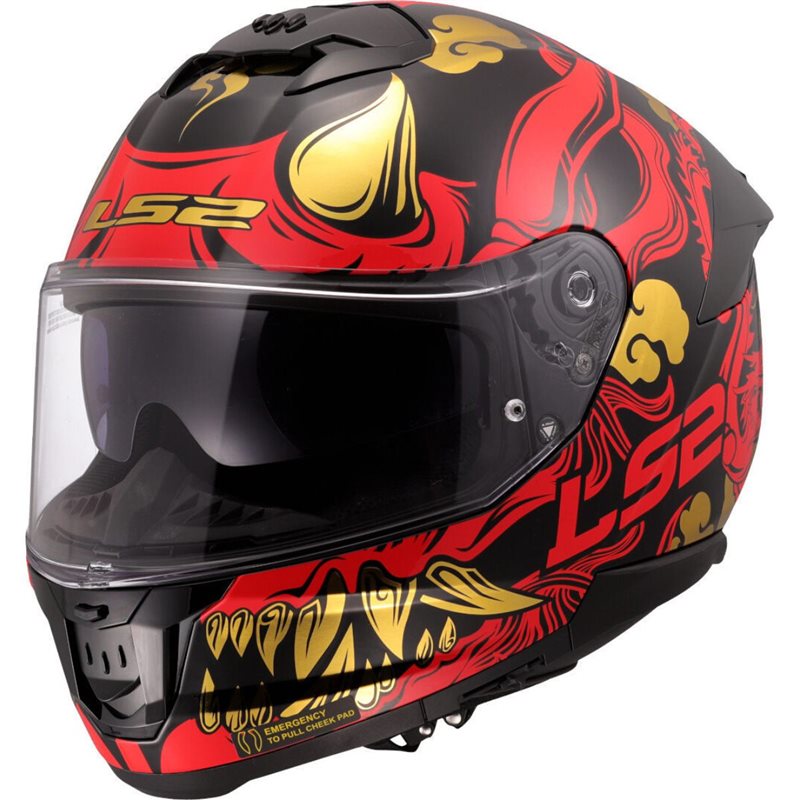 LS2 FF808 Stream II Drako Motorcycle Helmet