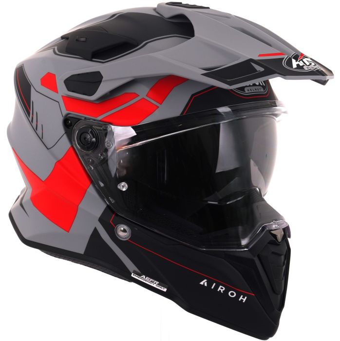 Airoh Commander 2 Reveal Red Fluo Matt Motorcycle Helmet