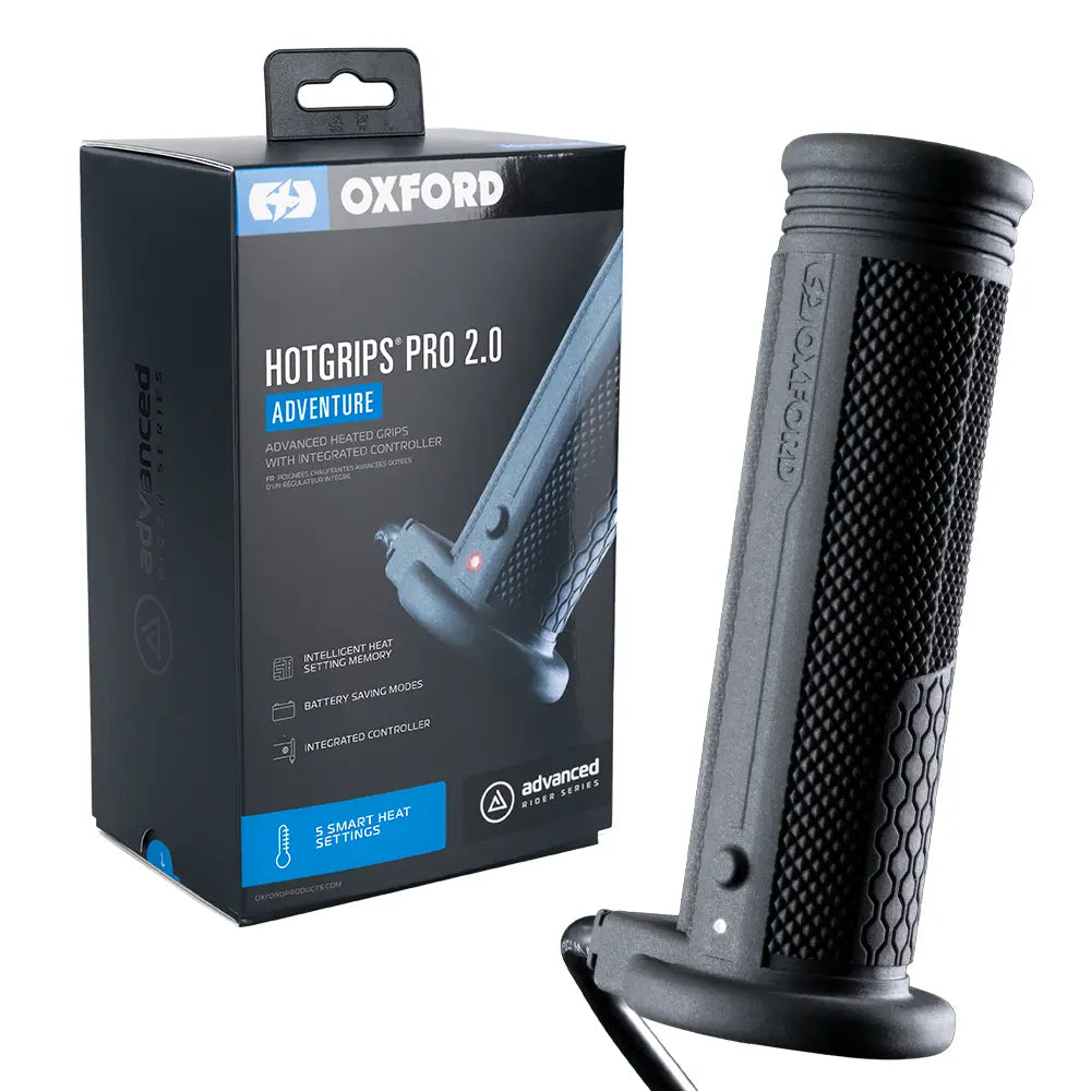 Oxford EL400 HotGrips Pro 2.0 Adventure Motorcycle Motorbike Heated Handlebar Grips