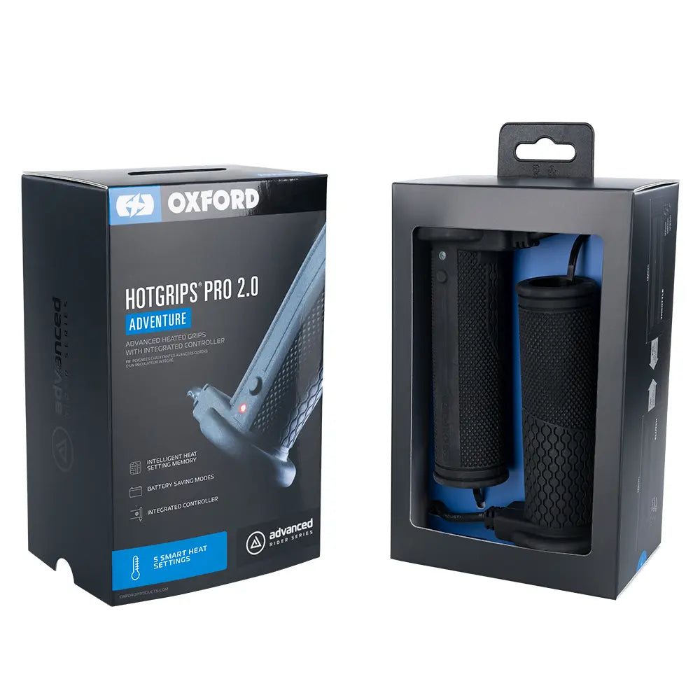 Oxford EL400 HotGrips Pro 2.0 Adventure Motorcycle Motorbike Heated Handlebar Grips