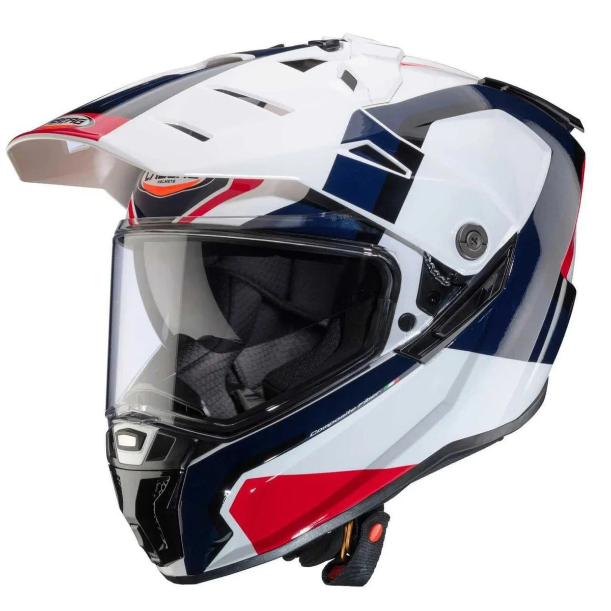 Caberg Tanami Scram White Red Blue Motorcycle Helmet