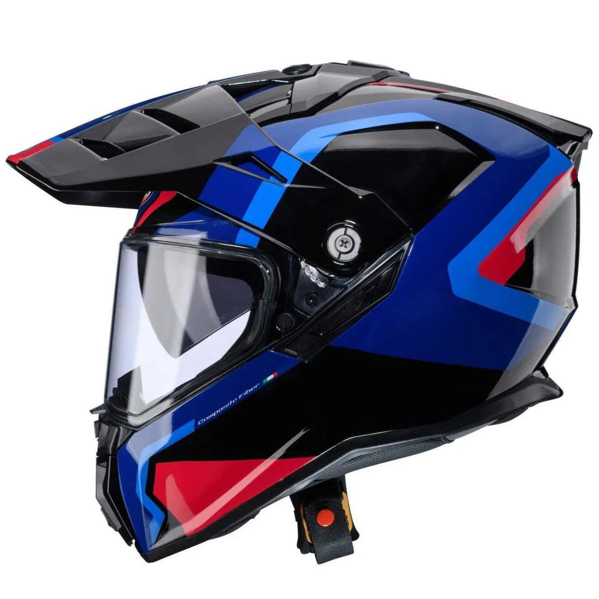 Caberg Tanami Scram Black Red Blue Light Blue Motorcycle Helmet